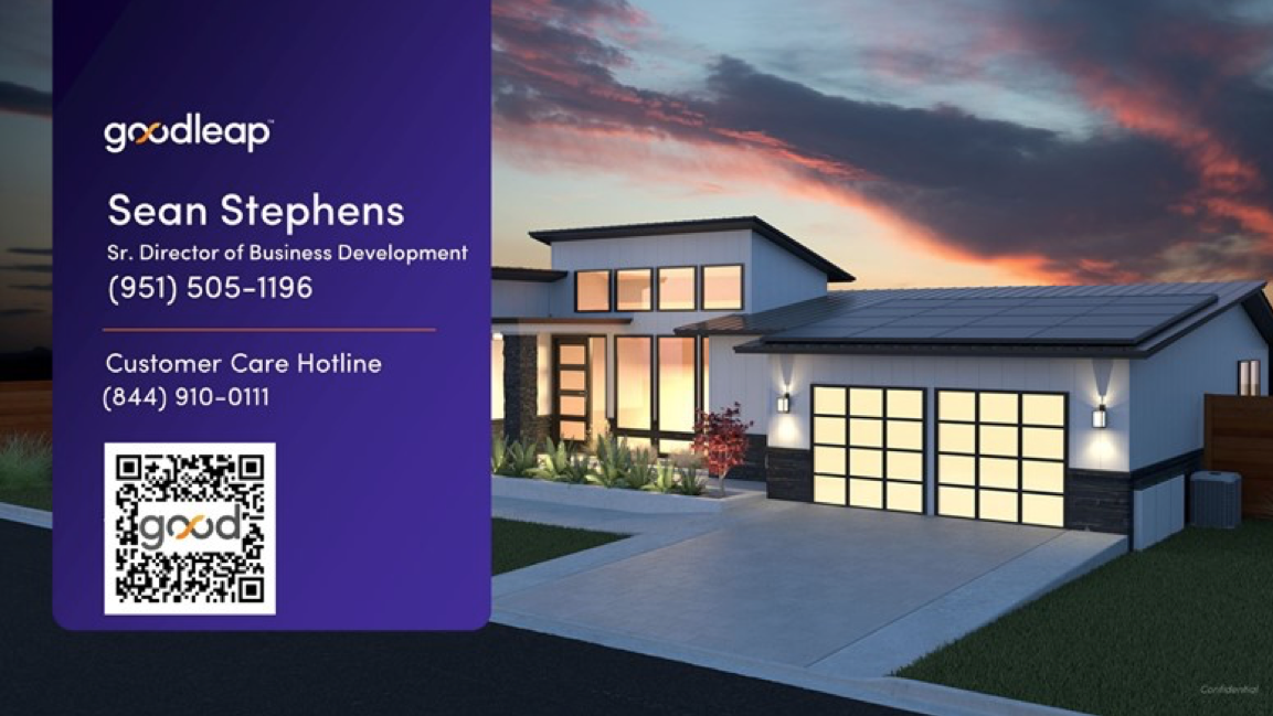 Financing – Sean Stephens – Goodleap